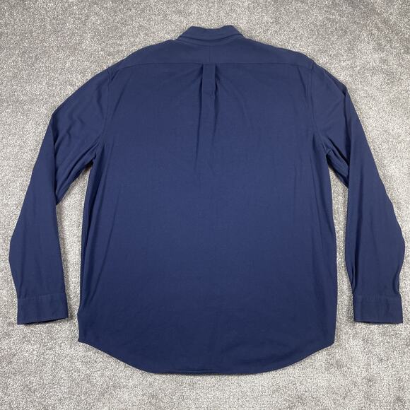 Ralph Lauren Button Down Shirt Mens Extra Large Knit Oxford Dress Shirt Cotton - Picture 10 of 15